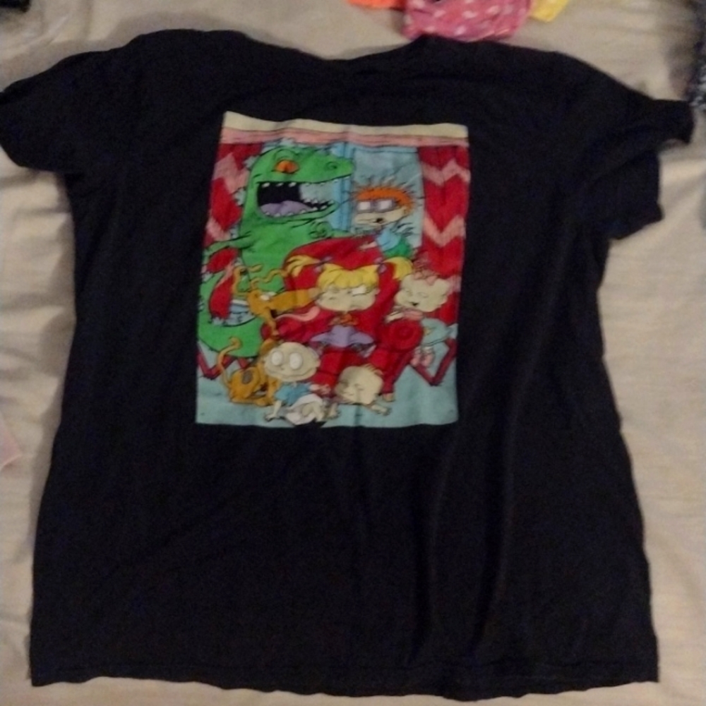 Black outerframe Rugrats t-shirt